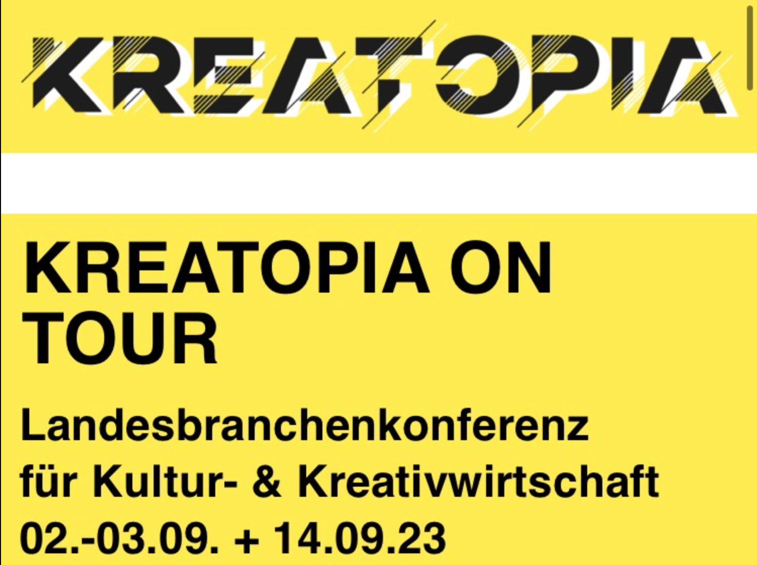 Read more about the article KREATOPIA ON TOUR